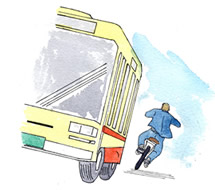 自転車の彼